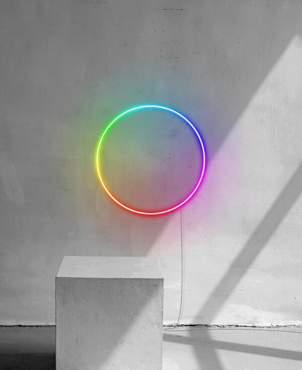 RGB circle neon