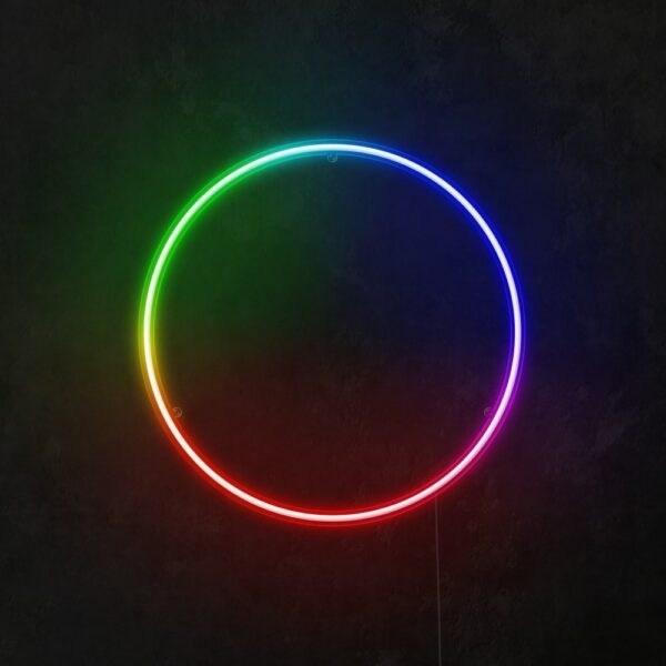RGB ring neon light