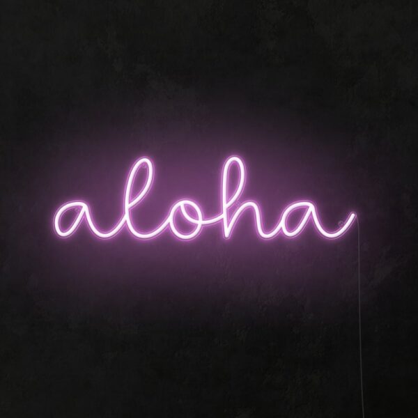 aloha neon light