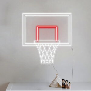 basketball neon sign