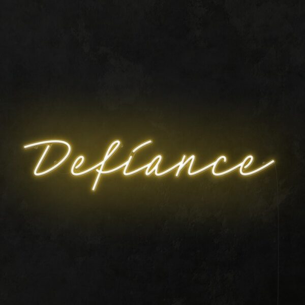 defiance neon light
