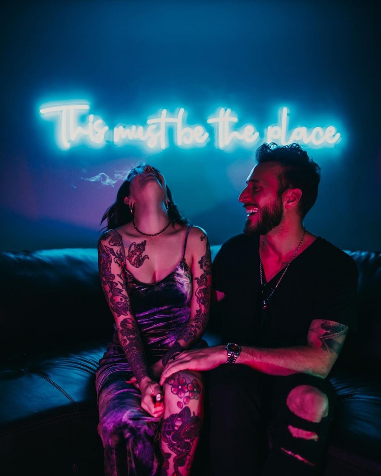 neon sign for couples