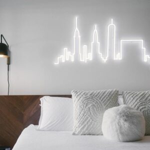 skyline neon sign