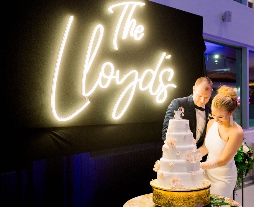 wedding neon light