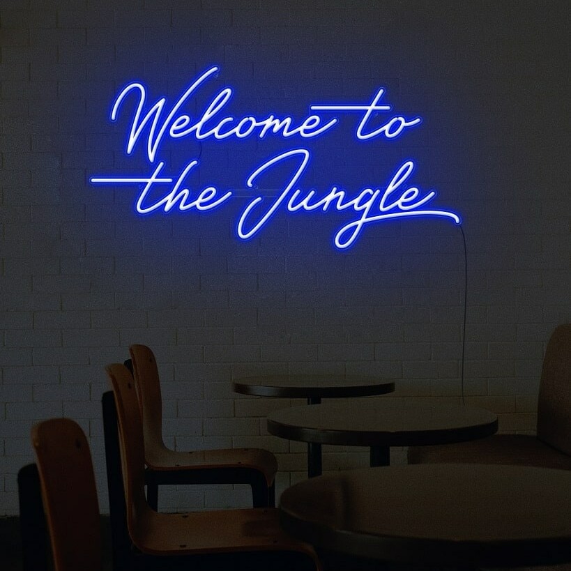 welcome to the jungle neon signs