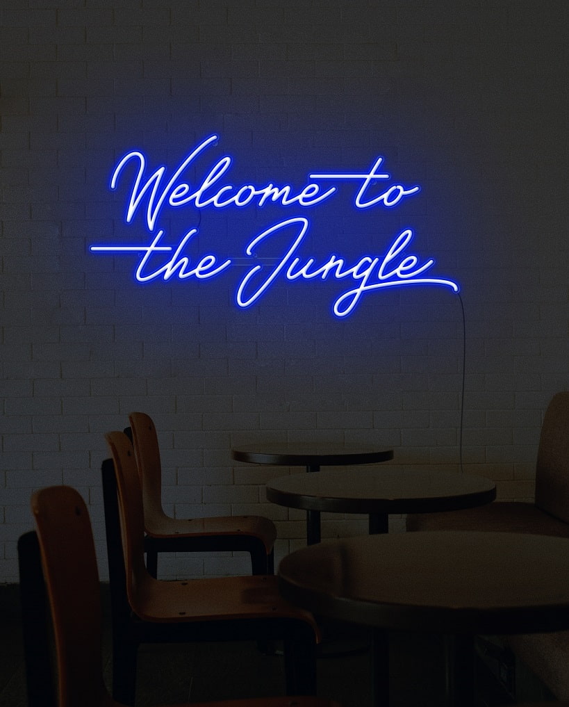 welcome to the jungle neon signs