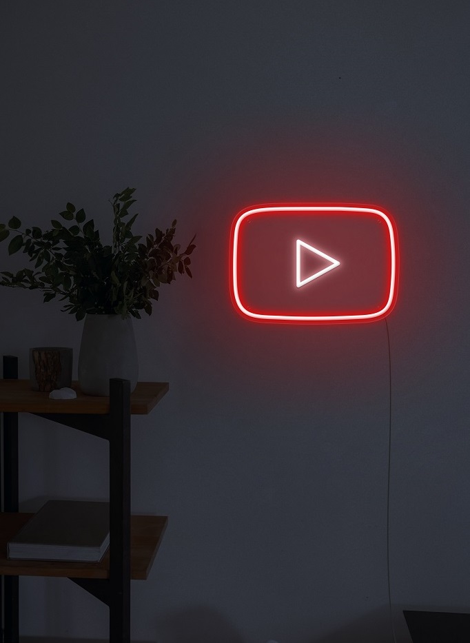 YOUTUBE Neon Sign Echo Neon #1 LED Neon Sign Brand