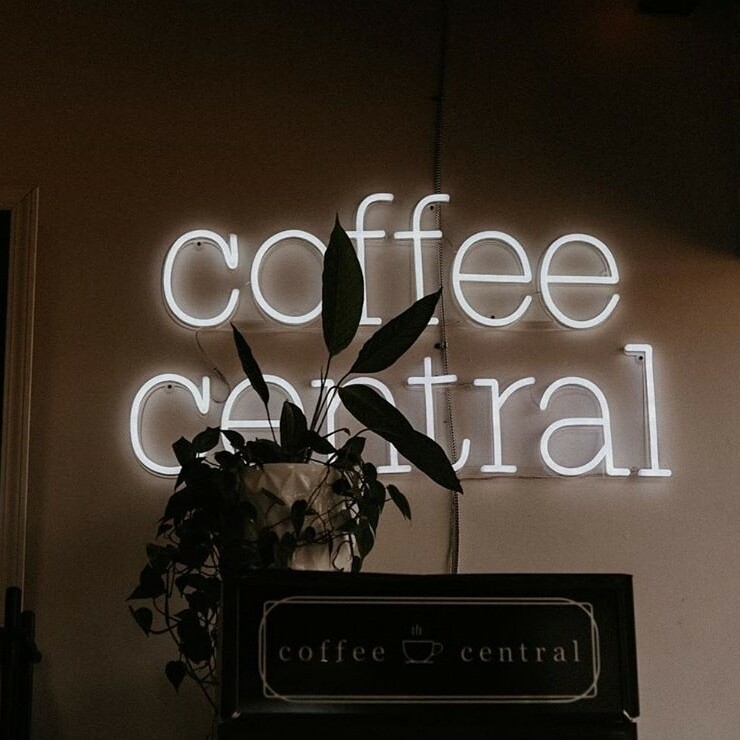 coffee neon sign