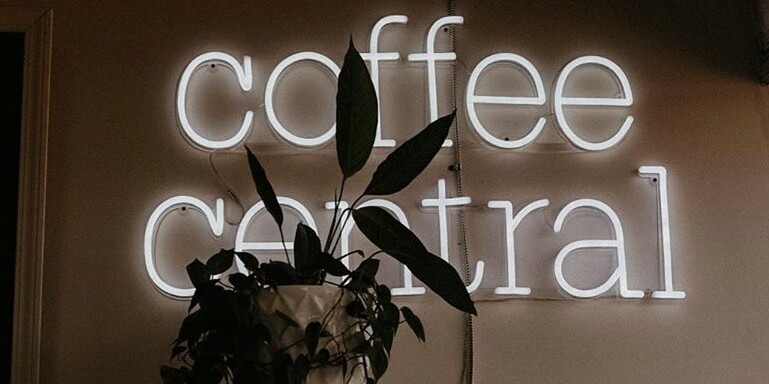 coffee neon sign