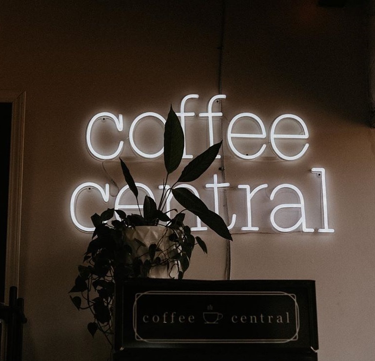 coffee neon sign