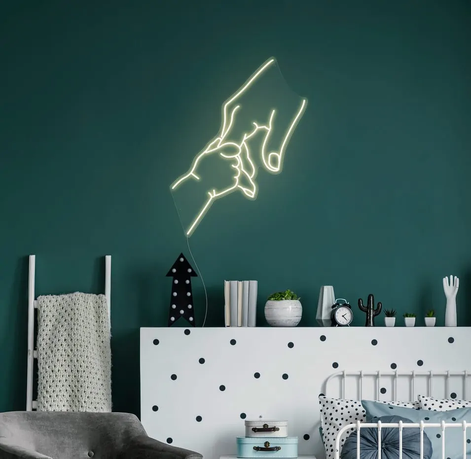 Holding Hands Neon Sign Echo Neon 1 LED Neon Sign Brand