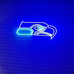 seahawk neon sign