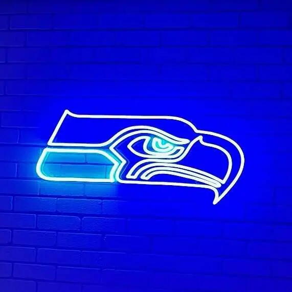 seahawk neon sign
