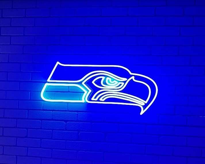 seahawk neon sign