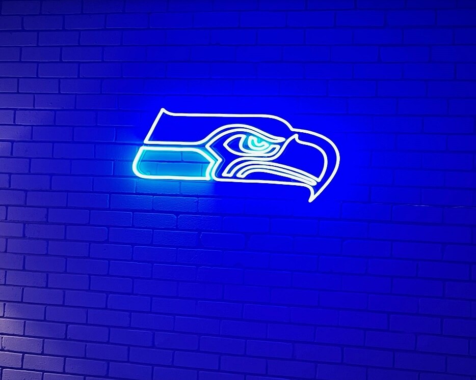 seahawk neon sign