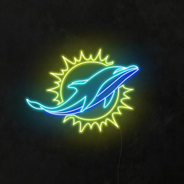 Miami Dolphins neon light