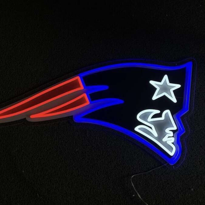 New England Patriots Neon Light football neon sign