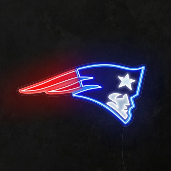 New England Patriots neon light