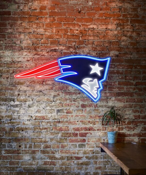 New England Patriots neon light sign
