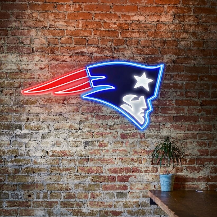 New England Patriots neon light sign