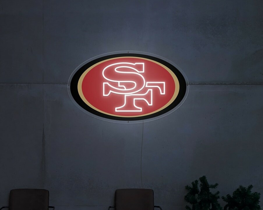 San Francisco 49ers neon light