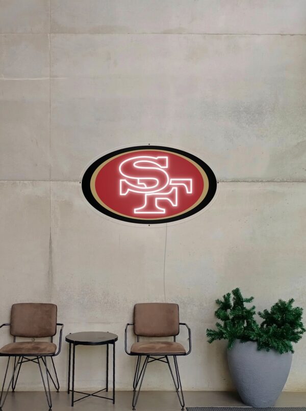 San Francisco 49ers neon lights
