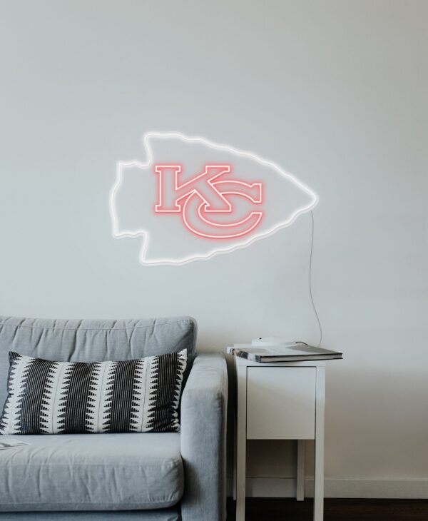 kansas city chiefs neon light sign