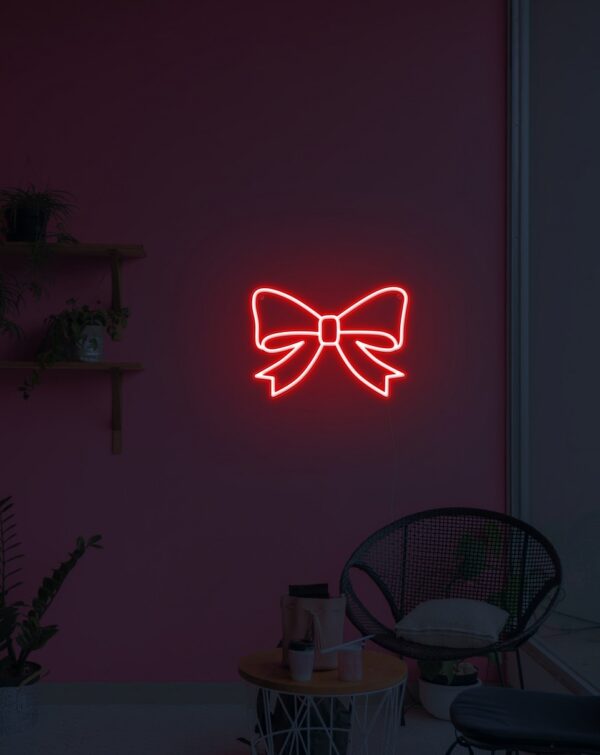 red neon light