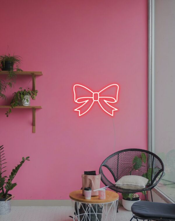 red neon lights