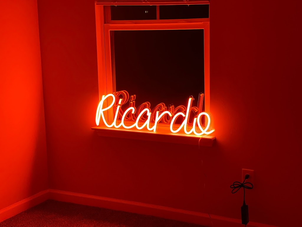 name neon sign