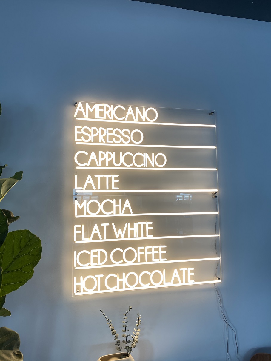 coffee neon sign