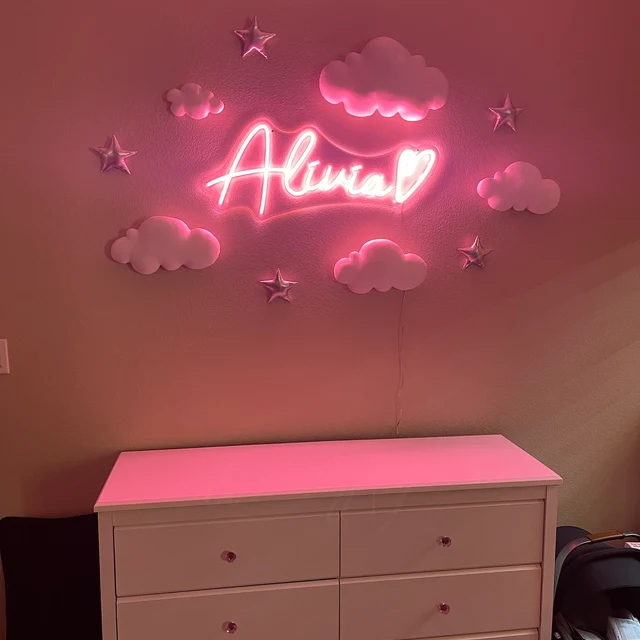 pink neon sign name