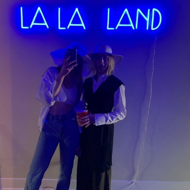 LALA LAND BLUE neon light