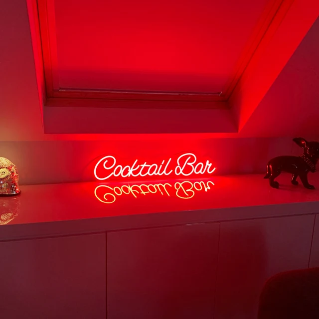 cocktail bar neon light