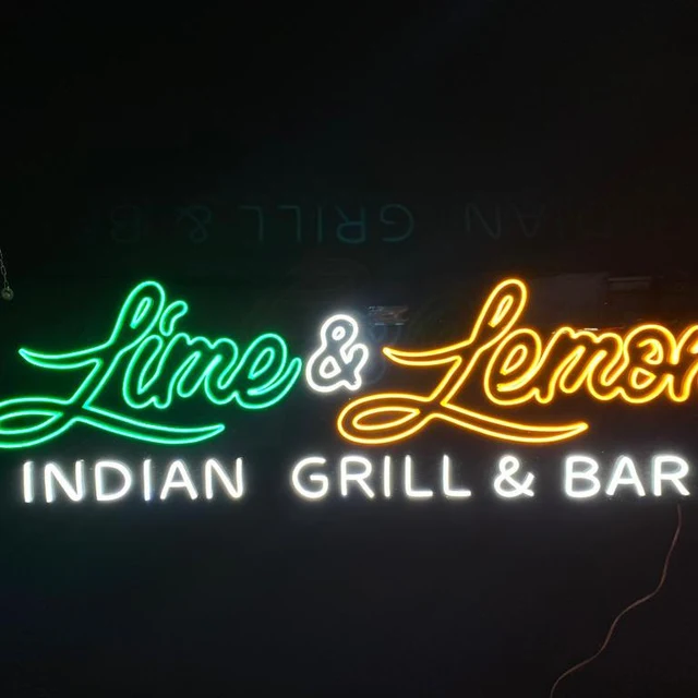 green neon light for bar