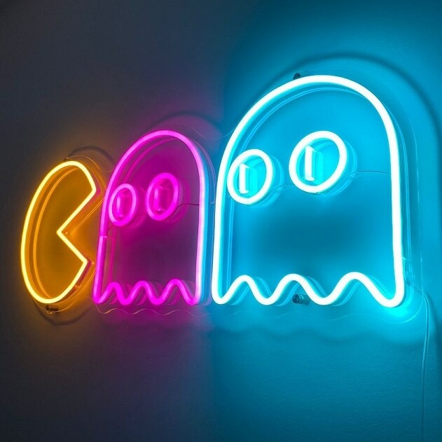 packman cute neon signs, home decor neon lights