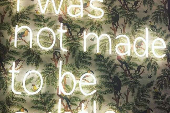 quote ideas neon sign
