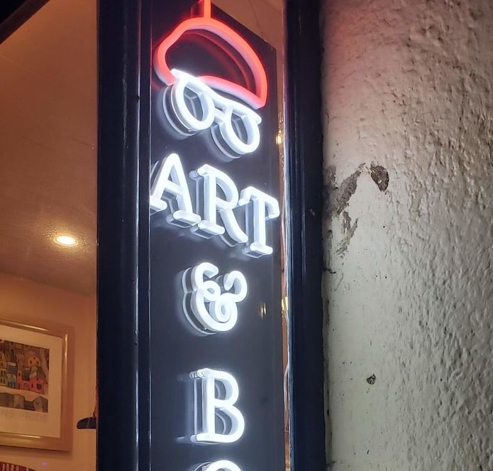 shop brand neon light, business neon sign