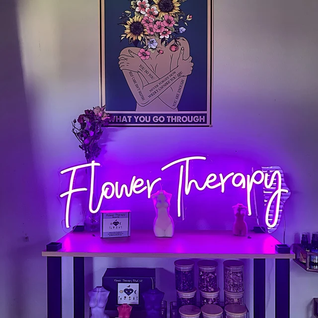 spa custom neon sign, neon light