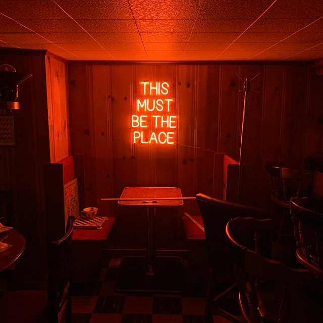 this must be the place neon light sign