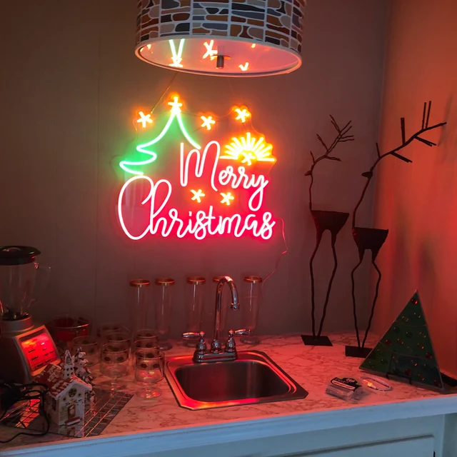 warmth led neon christmas signs