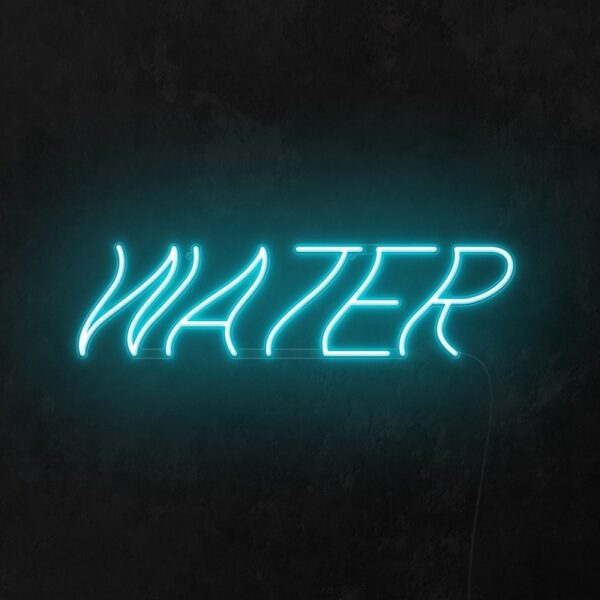iceblue color neon sign, neon light home decor, wall art neon sign