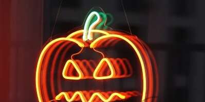 Pumpkin Neon Sign, halloween custom neon light