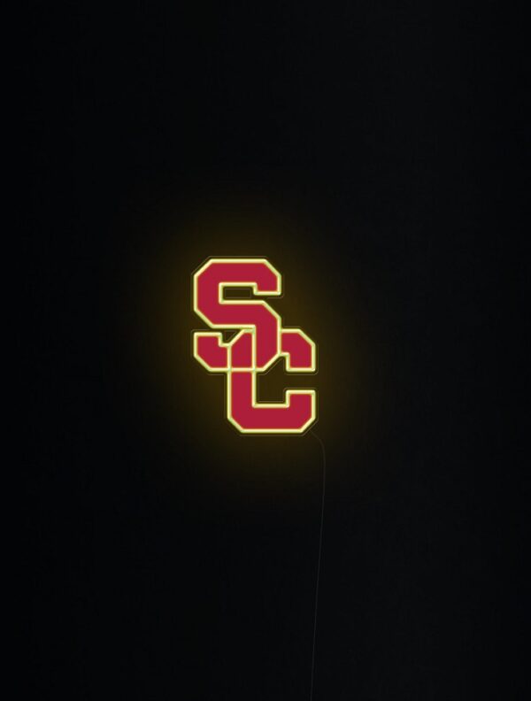 USC logo custom neon sign, custom neon light for Trojans