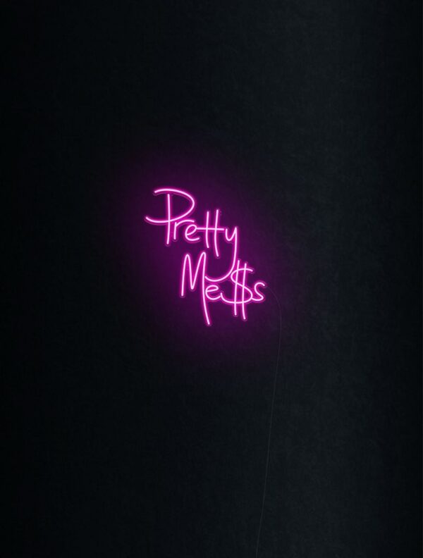 cute pink neon sign, neon light for girls