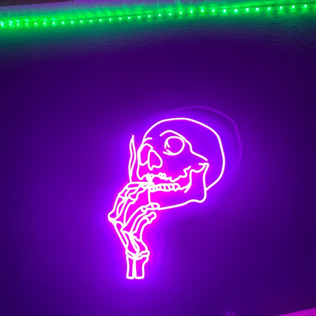 Purple Neon Sign & Aesthetic Purple LED Neon Lights