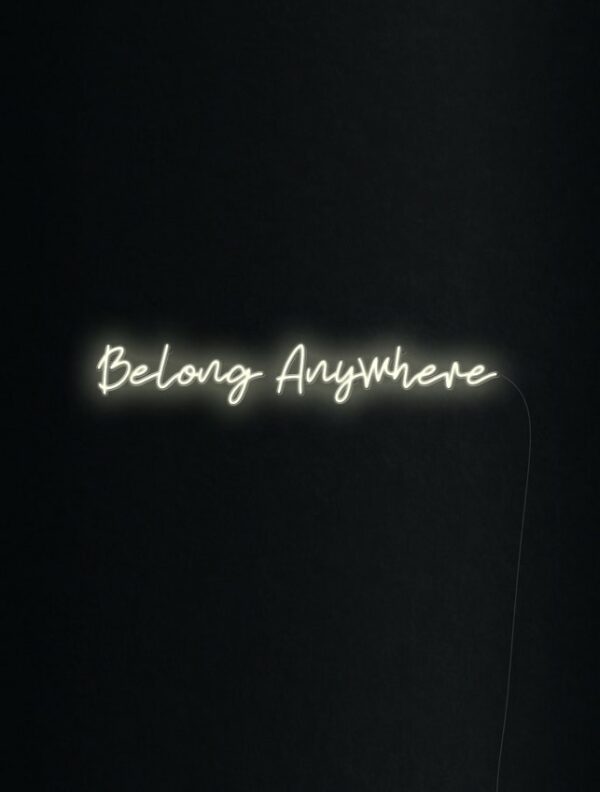 quote neon sign, softwhite led neon lights