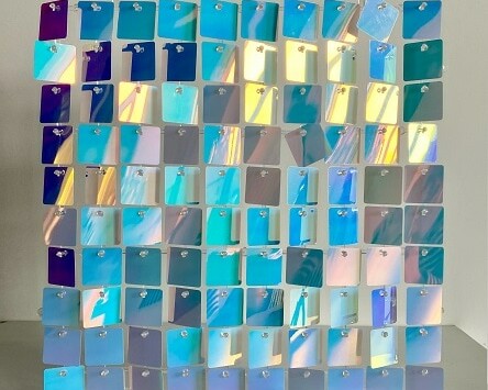 shimmer wall Rainbow mermaid color sequin panels great for custom event like wedding and birthday party