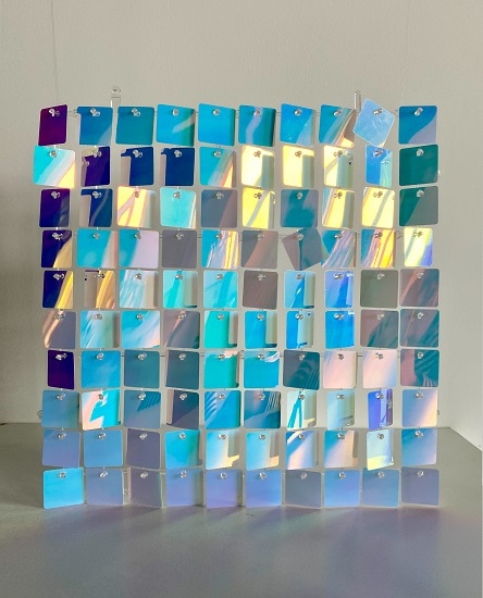 shimmer wall Rainbow mermaid color sequin panels great for custom event like wedding and birthday party