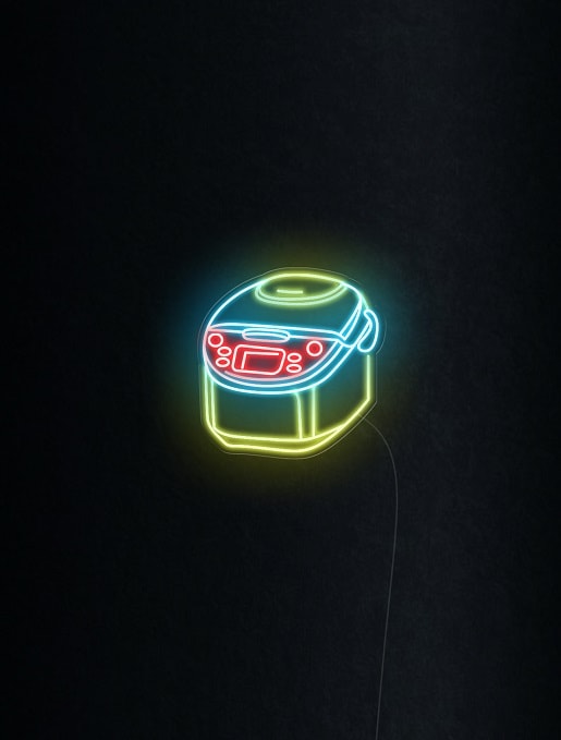 Rice Cooker LED Restaurant Neon Light Sign